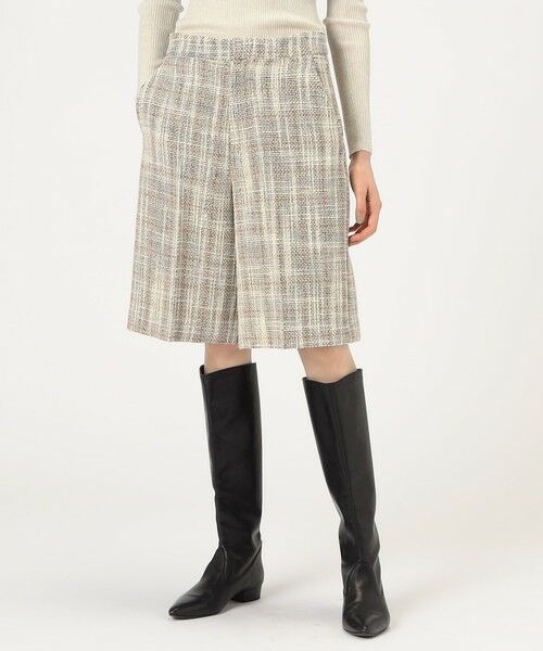 TOMORROWLAND / トゥモローランド ショート・ハーフ・半端丈パンツ | スラブファンシーツイード ハーフパンツ | 詳細2