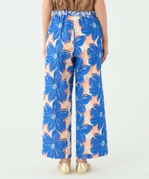 TOMORROWLAND / トゥモローランド その他パンツ | プルメリアジャカード ワイドストレートパンツ | 詳細4
