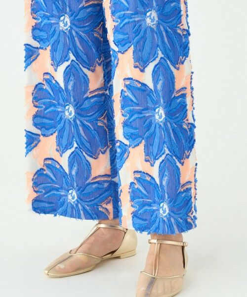 TOMORROWLAND / トゥモローランド その他パンツ | プルメリアジャカード ワイドストレートパンツ | 詳細8