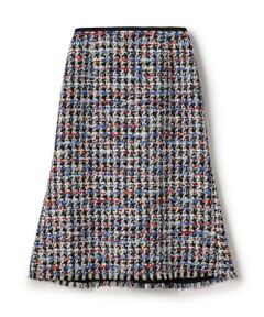 TOMORROWLAND / トゥモローランド ミニ・ひざ丈スカート | トリコロールシェパード マーメイドスカート