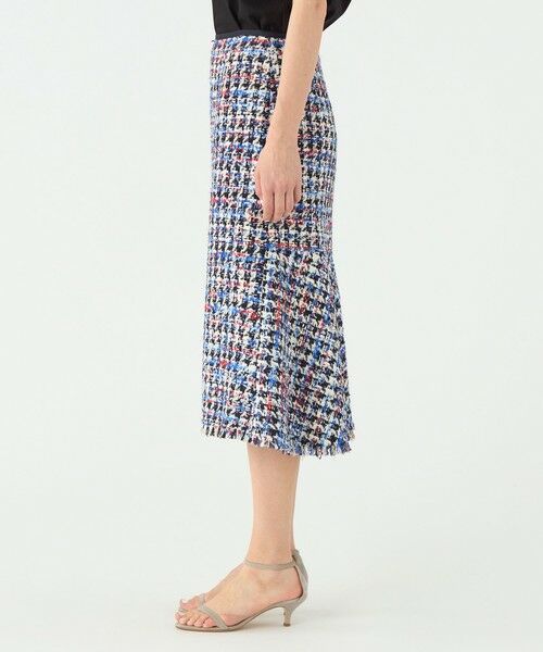 TOMORROWLAND / トゥモローランド ミニ・ひざ丈スカート | トリコロールシェパード マーメイドスカート | 詳細3