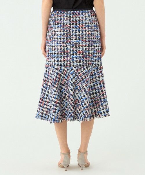 TOMORROWLAND / トゥモローランド ミニ・ひざ丈スカート | トリコロールシェパード マーメイドスカート | 詳細4