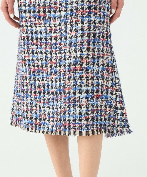 TOMORROWLAND / トゥモローランド ミニ・ひざ丈スカート | トリコロールシェパード マーメイドスカート | 詳細7
