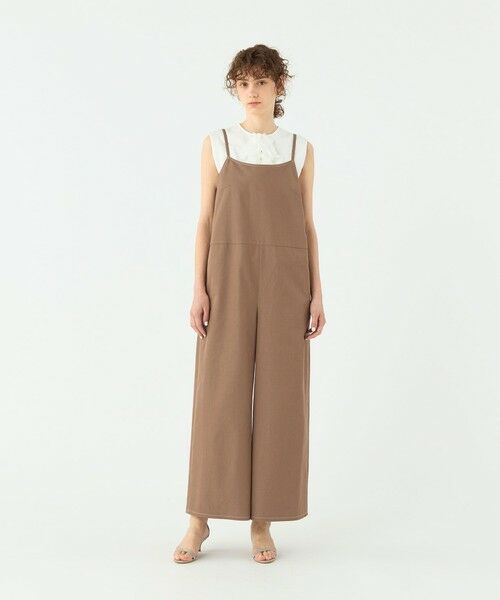 コットンシルクデニム サロペット （サロペット・オールインワン