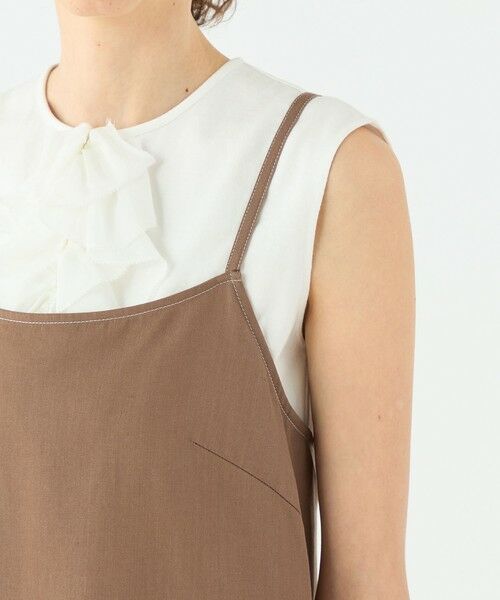 TOMORROWLAND / トゥモローランド サロペット・オールインワン | コットンシルクデニム サロペット | 詳細6