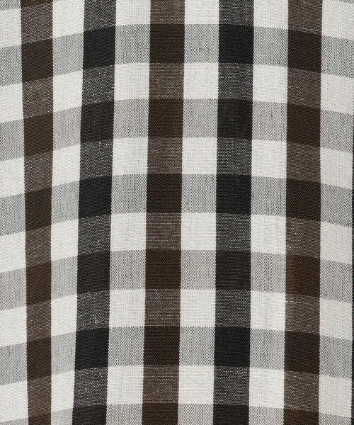 TOMORROWLAND / トゥモローランド ミニ丈・ひざ丈ワンピース | ピコロールギンガムチェック コクーンワンピース | 詳細7