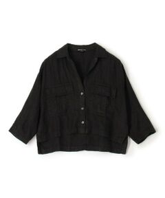 TOMORROWLAND / トゥモローランド シャツ・ブラウス | ライトウェイトリネン クロップドシャツ WKO3149