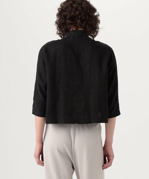 TOMORROWLAND / トゥモローランド シャツ・ブラウス | ライトウェイトリネン クロップドシャツ WKO3149 | 詳細4