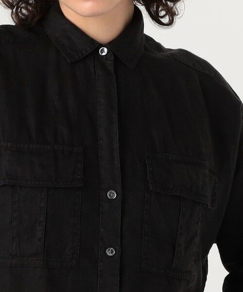 TOMORROWLAND / トゥモローランド シャツ・ブラウス | ライトウェイトリネン クロップドシャツ WKO3149 | 詳細5