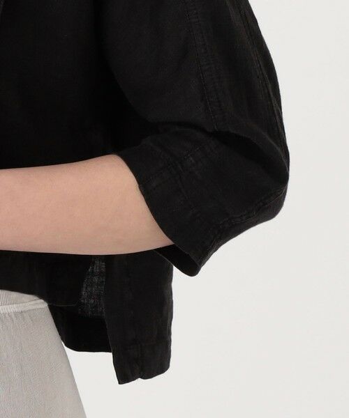 TOMORROWLAND / トゥモローランド シャツ・ブラウス | ライトウェイトリネン クロップドシャツ WKO3149 | 詳細7