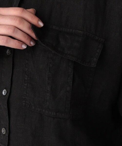TOMORROWLAND / トゥモローランド シャツ・ブラウス | ライトウェイトリネン クロップドシャツ WKO3149 | 詳細8