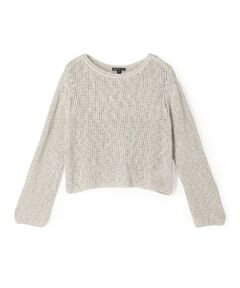 TOMORROWLAND / トゥモローランド ニット・セーター | コットンリネンオープンワーク クルーネックプルオーバー WVP3093