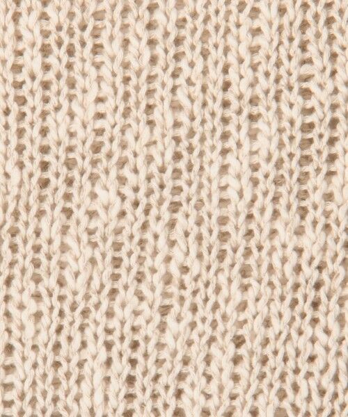 TOMORROWLAND / トゥモローランド ニット・セーター | コットンリネンオープンワーク クルーネックプルオーバー WVP3093 | 詳細10