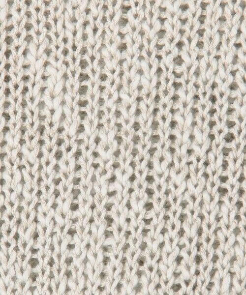 TOMORROWLAND / トゥモローランド ニット・セーター | コットンリネンオープンワーク クルーネックプルオーバー WVP3093 | 詳細9