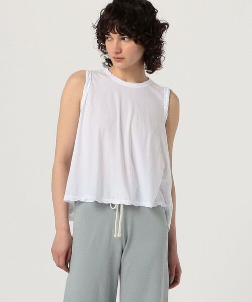 TOMORROWLAND / トゥモローランド タンクトップ | コットンジャージー ノースリーブプルオーバー WHGF3944 | 詳細11