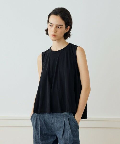 TOMORROWLAND / トゥモローランド タンクトップ | コットンジャージー ノースリーブプルオーバー WHGF3944 | 詳細2