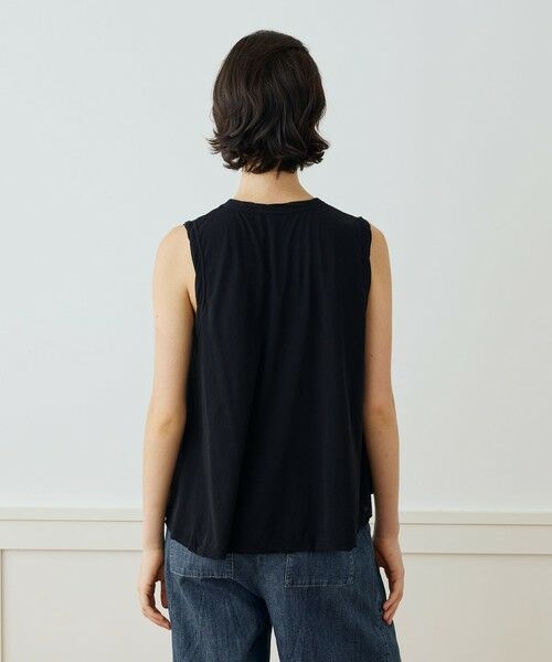 TOMORROWLAND / トゥモローランド タンクトップ | コットンジャージー ノースリーブプルオーバー WHGF3944 | 詳細4