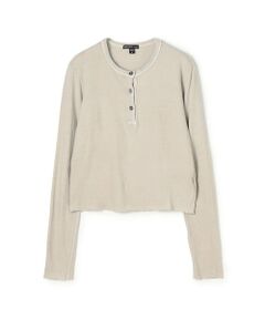 TOMORROWLAND / トゥモローランド Tシャツ | スラブジャージー ヘンリーネックプルオーバー WJD3160