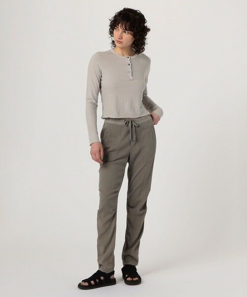 TOMORROWLAND / トゥモローランド Tシャツ | スラブジャージー ヘンリーネックプルオーバー WJD3160 | 詳細1