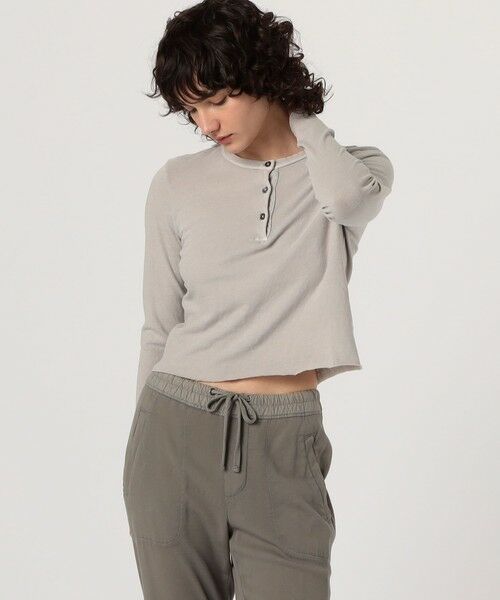 TOMORROWLAND / トゥモローランド Tシャツ | スラブジャージー ヘンリーネックプルオーバー WJD3160 | 詳細2