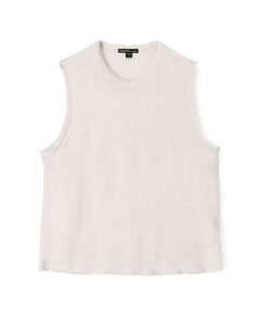 TOMORROWLAND / トゥモローランド タンクトップ | コットンリネンシルク スリーブレスプルオーバー WNMJ3148