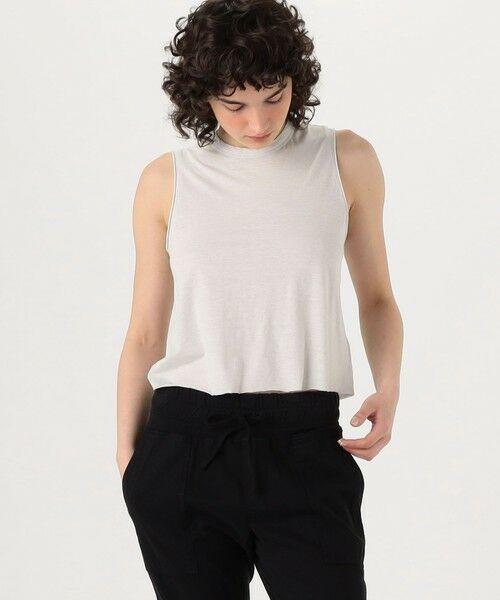 TOMORROWLAND / トゥモローランド タンクトップ | コットンリネンシルク スリーブレスプルオーバー WNMJ3148 | 詳細2