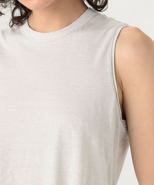 TOMORROWLAND / トゥモローランド タンクトップ | コットンリネンシルク スリーブレスプルオーバー WNMJ3148 | 詳細5
