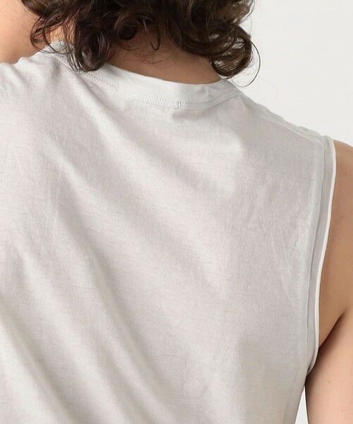 TOMORROWLAND / トゥモローランド タンクトップ | コットンリネンシルク スリーブレスプルオーバー WNMJ3148 | 詳細6