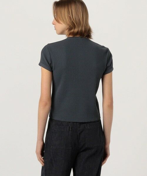 TOMORROWLAND / トゥモローランド Tシャツ | コットンリネンワッフル ヘンリーネックプルオーバー WCLW3146 | 詳細4