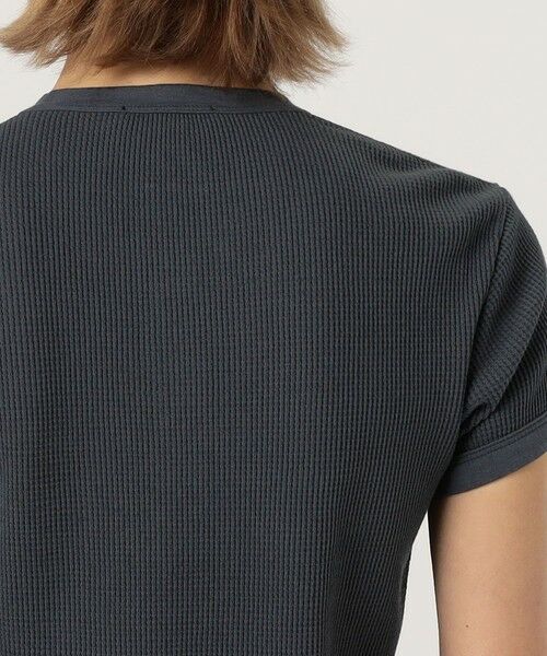 TOMORROWLAND / トゥモローランド Tシャツ | コットンリネンワッフル ヘンリーネックプルオーバー WCLW3146 | 詳細6