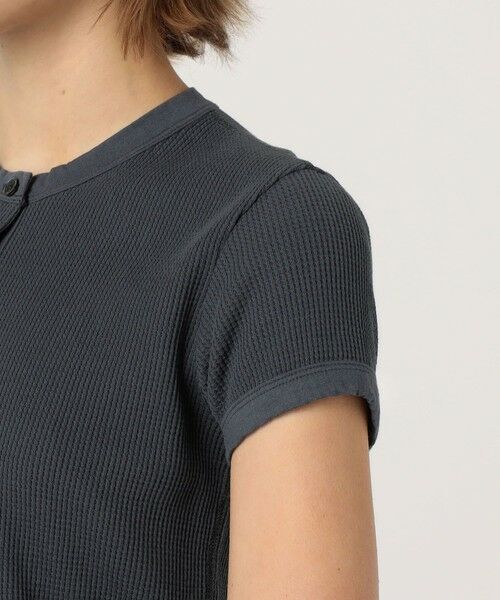 TOMORROWLAND / トゥモローランド Tシャツ | コットンリネンワッフル ヘンリーネックプルオーバー WCLW3146 | 詳細7