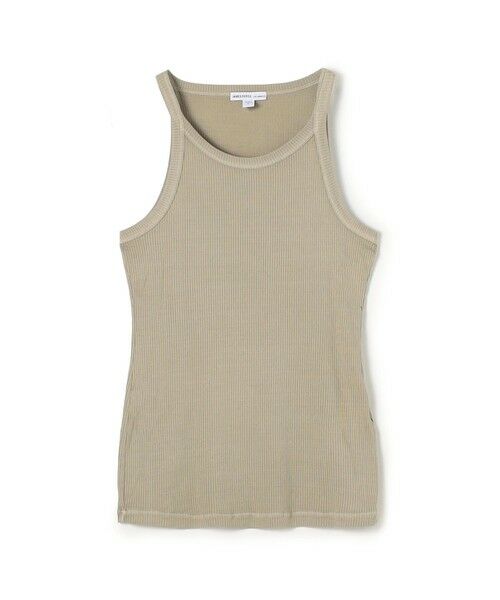 TOMORROWLAND / トゥモローランド タンクトップ | コットンリブ タンクトップ WNL3031(43 ベージュ)
