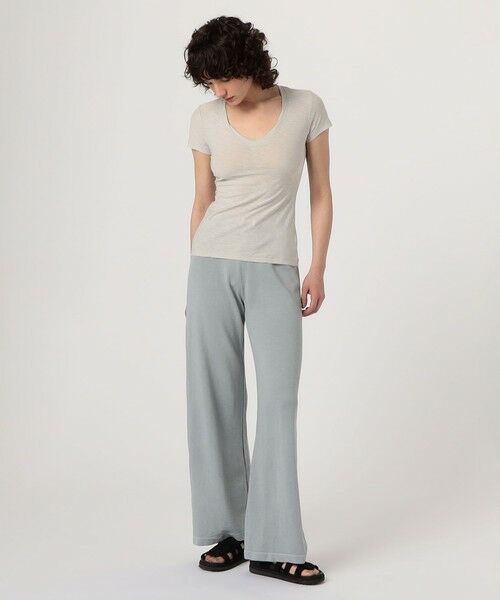 TOMORROWLAND / トゥモローランド Tシャツ | スラブジャージー VネックTシャツ WUA3037 | 詳細2