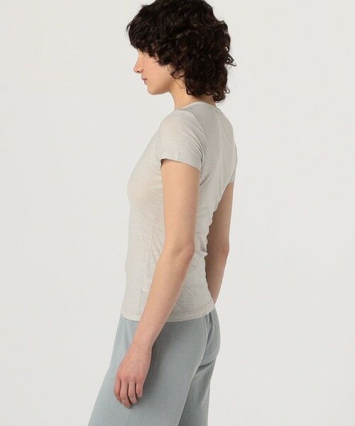 TOMORROWLAND / トゥモローランド Tシャツ | スラブジャージー VネックTシャツ WUA3037 | 詳細4