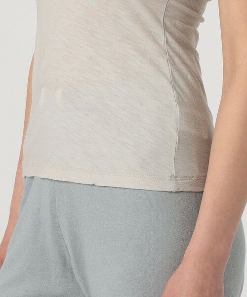 TOMORROWLAND / トゥモローランド Tシャツ | スラブジャージー VネックTシャツ WUA3037 | 詳細9