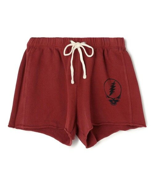 TOMORROWLAND / トゥモローランド ショート・ハーフ・半端丈パンツ | GRATEFUL DEADグラフィックプリント ドローストリングショーツ WQU4288BGR(35 レッド)