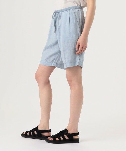 TOMORROWLAND / トゥモローランド ショート・ハーフ・半端丈パンツ | ライトウェイトリネン ハーフパンツ WKO4318 | 詳細3