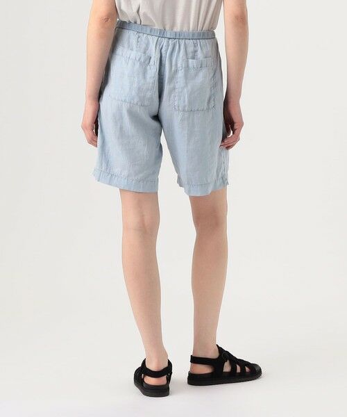 TOMORROWLAND / トゥモローランド ショート・ハーフ・半端丈パンツ | ライトウェイトリネン ハーフパンツ WKO4318 | 詳細4
