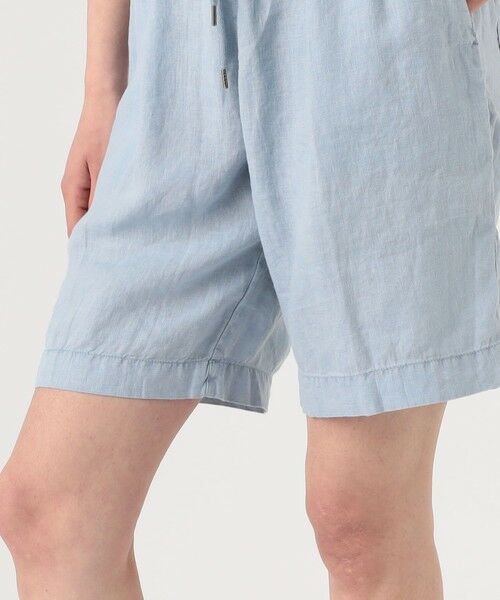TOMORROWLAND / トゥモローランド ショート・ハーフ・半端丈パンツ | ライトウェイトリネン ハーフパンツ WKO4318 | 詳細8