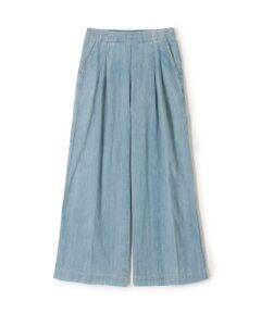 TOMORROWLAND / トゥモローランド デニムパンツ | コットンデニム タックワイドパンツ WCID1090