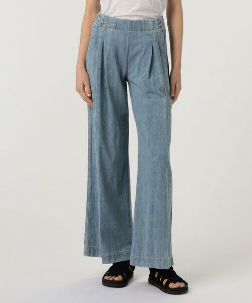 TOMORROWLAND / トゥモローランド デニムパンツ | コットンデニム タックワイドパンツ WCID1090 | 詳細11