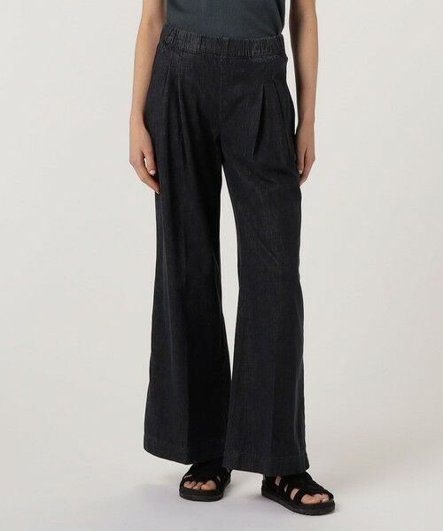 TOMORROWLAND / トゥモローランド デニムパンツ | コットンデニム タックワイドパンツ WBID1090 | 詳細2