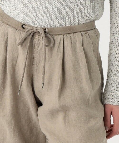 TOMORROWLAND / トゥモローランド ショート・ハーフ・半端丈パンツ | ライトウェイトリネン ハーフパンツ WKO4318 | 詳細5