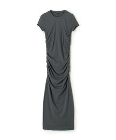 TOMORROWLAND / トゥモローランド ロング・マキシ丈ワンピース | コットンポリエステル サイドシャーリングワンピース WMTP6973