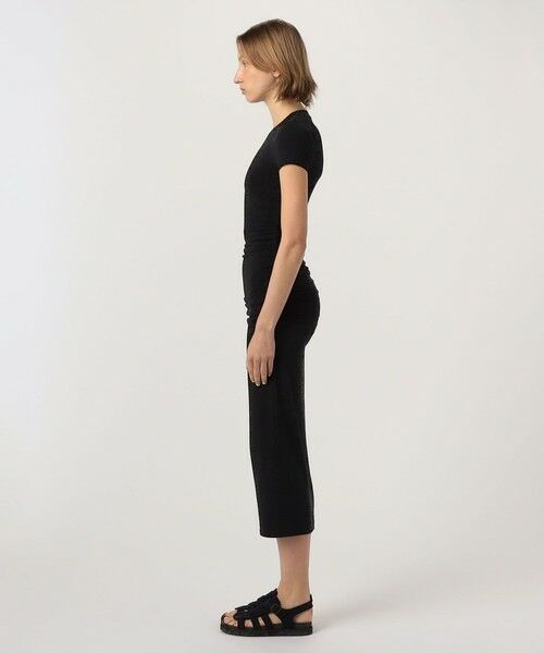 TOMORROWLAND / トゥモローランド ロング・マキシ丈ワンピース | コットンポリエステル サイドシャーリングワンピース WMTP6973 | 詳細2