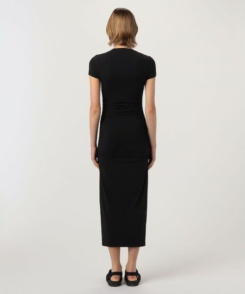 TOMORROWLAND / トゥモローランド ロング・マキシ丈ワンピース | コットンポリエステル サイドシャーリングワンピース WMTP6973 | 詳細3