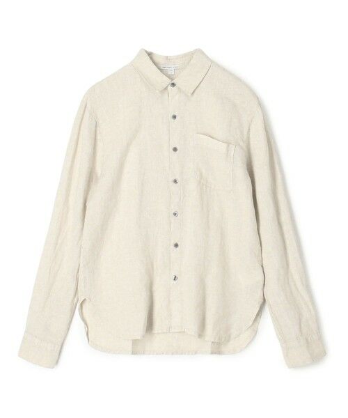 TOMORROWLAND / トゥモローランド シャツ・ブラウス(半袖以外) | ライトウェイトリネン スタンダードシャツ MKO3652(15 ライトベージュ)