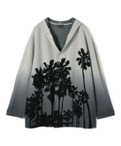 TOMORROWLAND / トゥモローランド カーディガン・ボレロ | オンブレパーム カシミア フーデッドカーディガン MCG2153