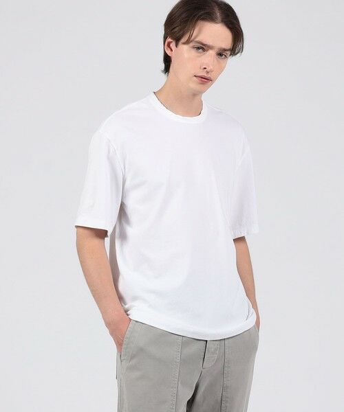 TOMORROWLAND / トゥモローランド Tシャツ | ヘビーリュクスジャージー クルーネックTシャツ MLOJ3739 | 詳細1