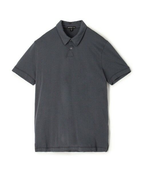 TOMORROWLAND/トゥモローランド コットンジャージー ポロシャツ MBEL3710 18 アッシュブラック 0(S) TOMORROWLAND/トゥモローランド コットンジャージー ポロシャツ MBEL3710 18 アッシュブラック 0(S)